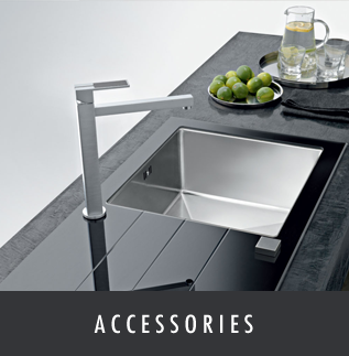 Details of the kitchen, bedroom and bathroom accessories at Melksham Kitchens
