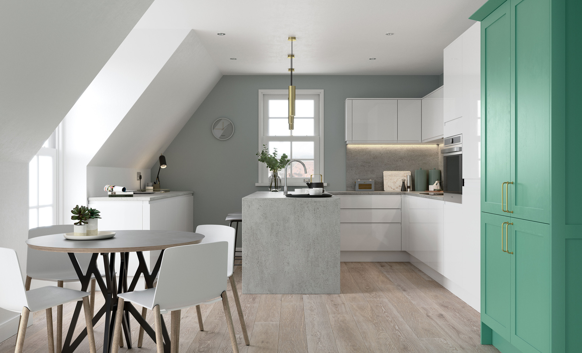 STRADA_GLOSS_-_White_and_Aldana_Vivid_Green